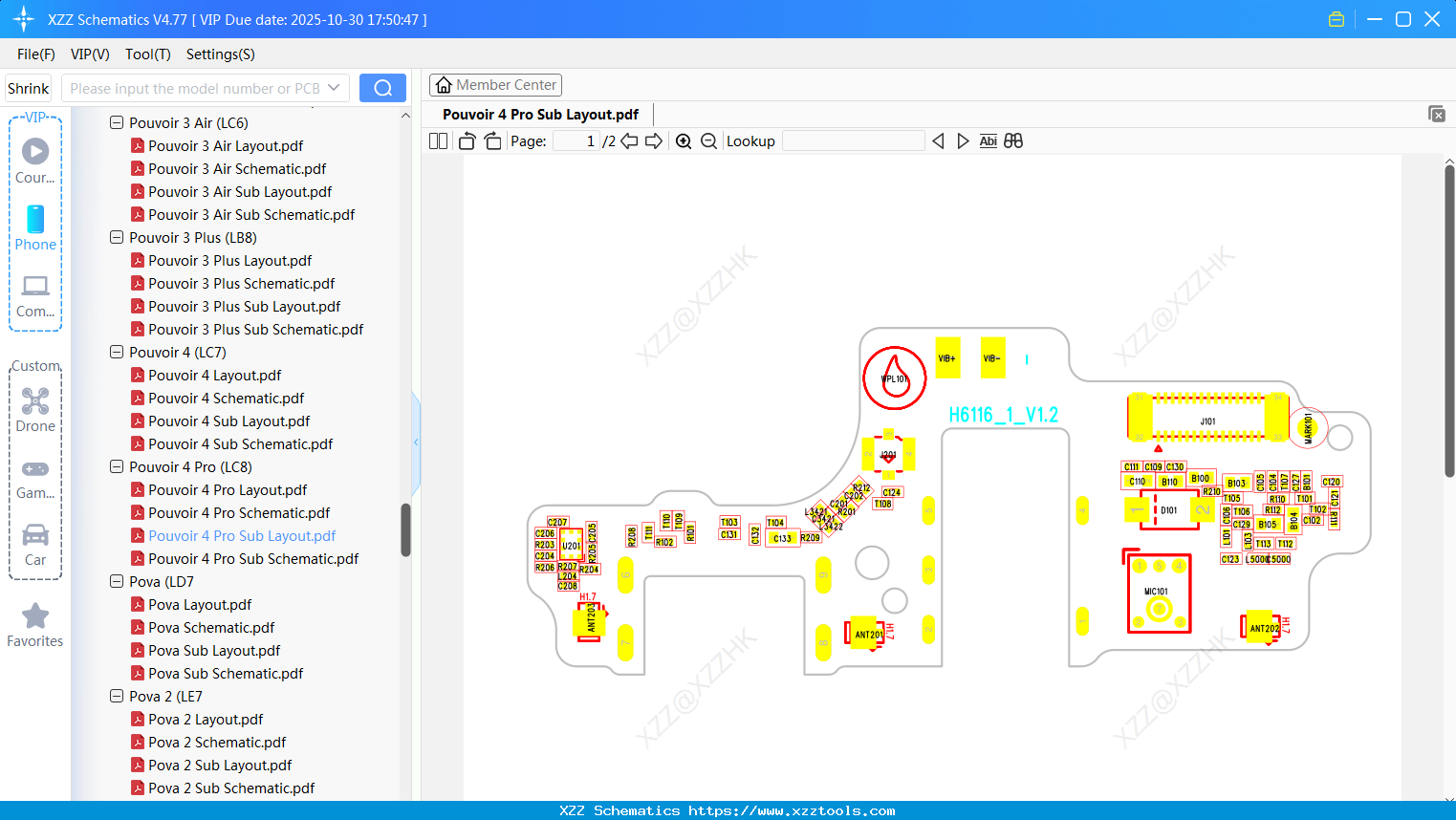 Tecno Pouvoir 4 Pro Sub Layout